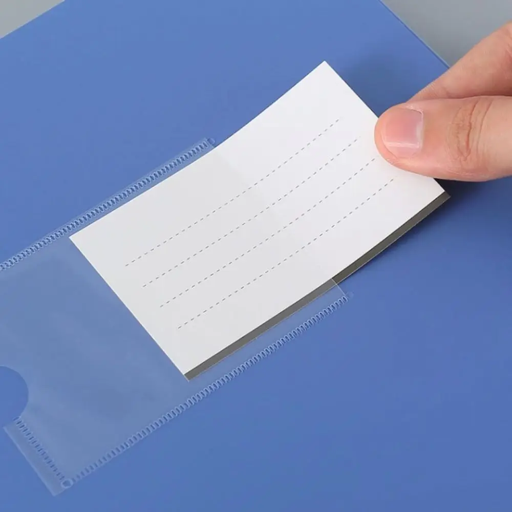 Desktop Black Blue A4 File Folder Dustproof PP Plastic Paper Storage Box Thickened Document Case Receipt