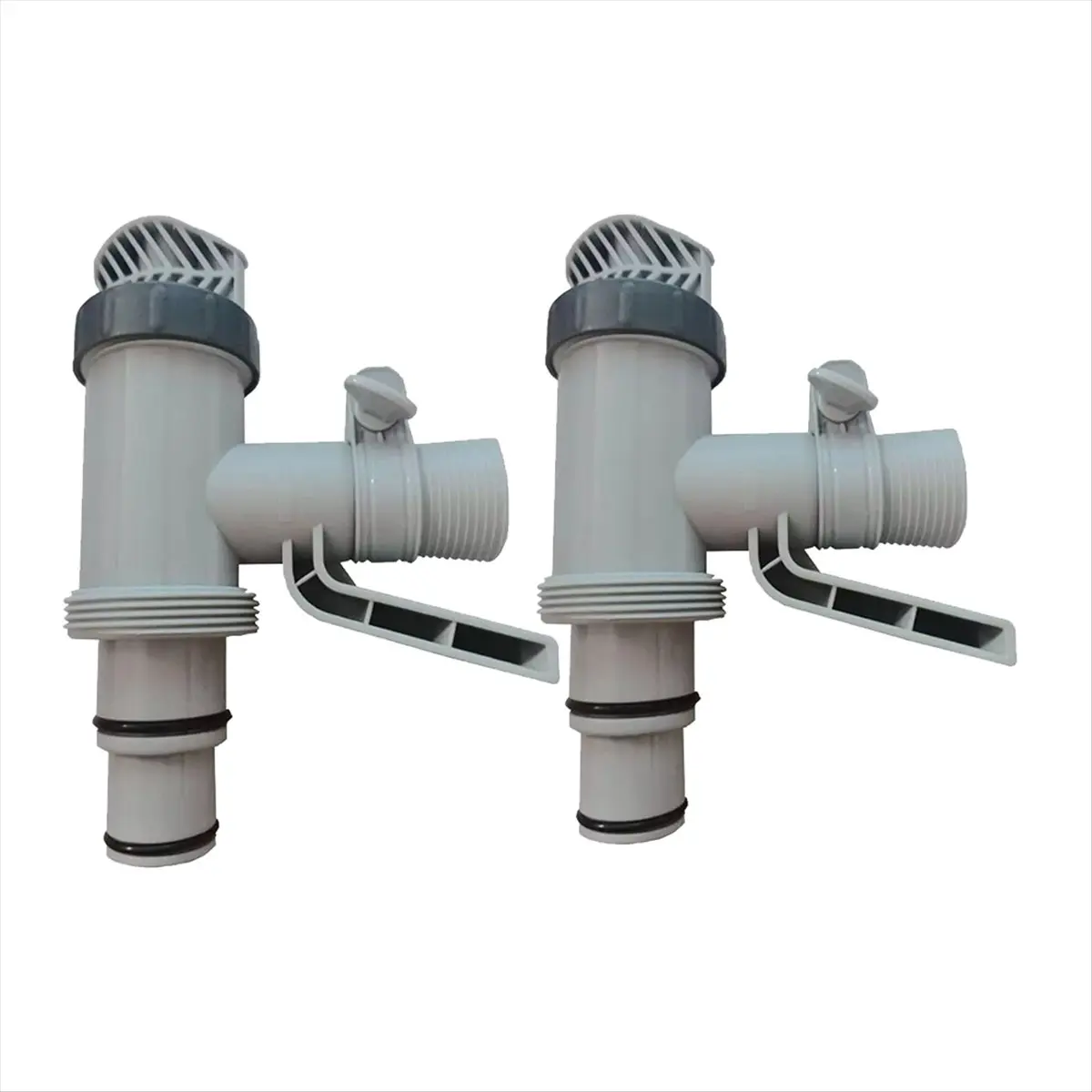 For 2Pcs Replacement Plunger Valve with Brackets for Above Ground Pool Essential Pool Maintenance Accessory