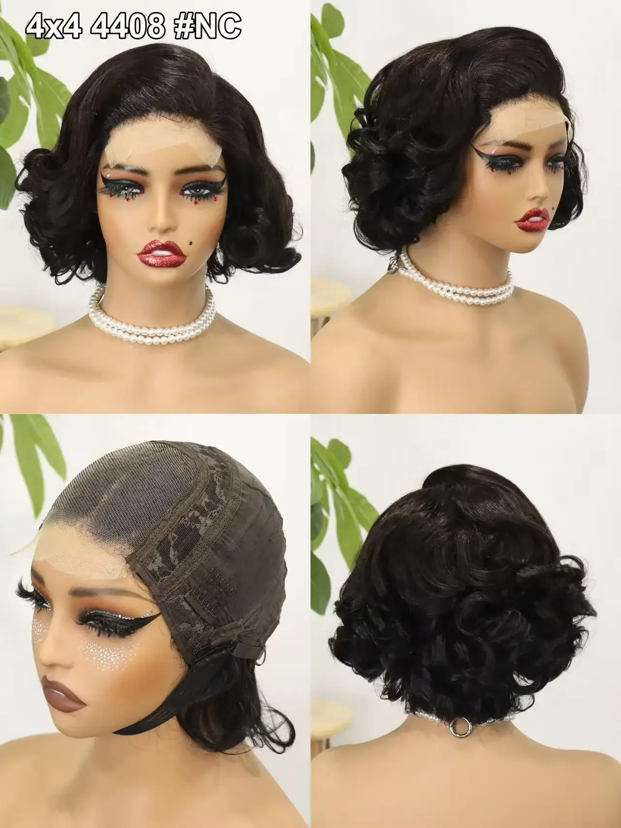 

200Density Black Brown 99j Highlight Bouncy Curl Glueless Human Hair Wigs Sprial Curly Machine Made Full Bob Wig