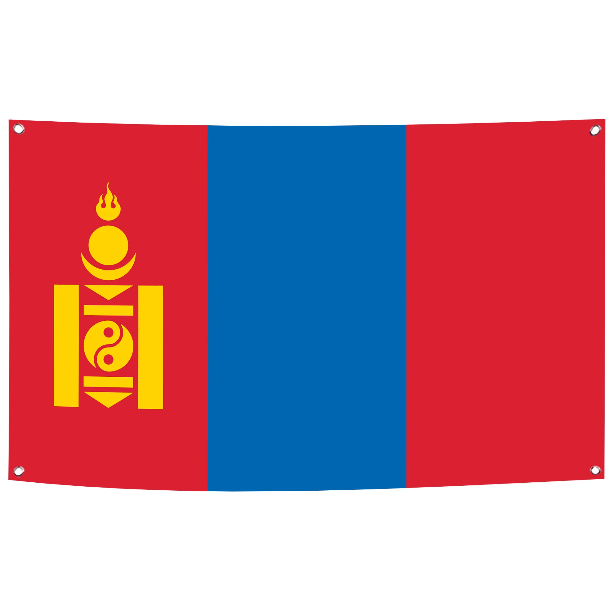 Mongolia Flag Polyester Tapestry 60x90cm 90x150cm Printed Home Outdoor Decor Banner for Room Wall Decor