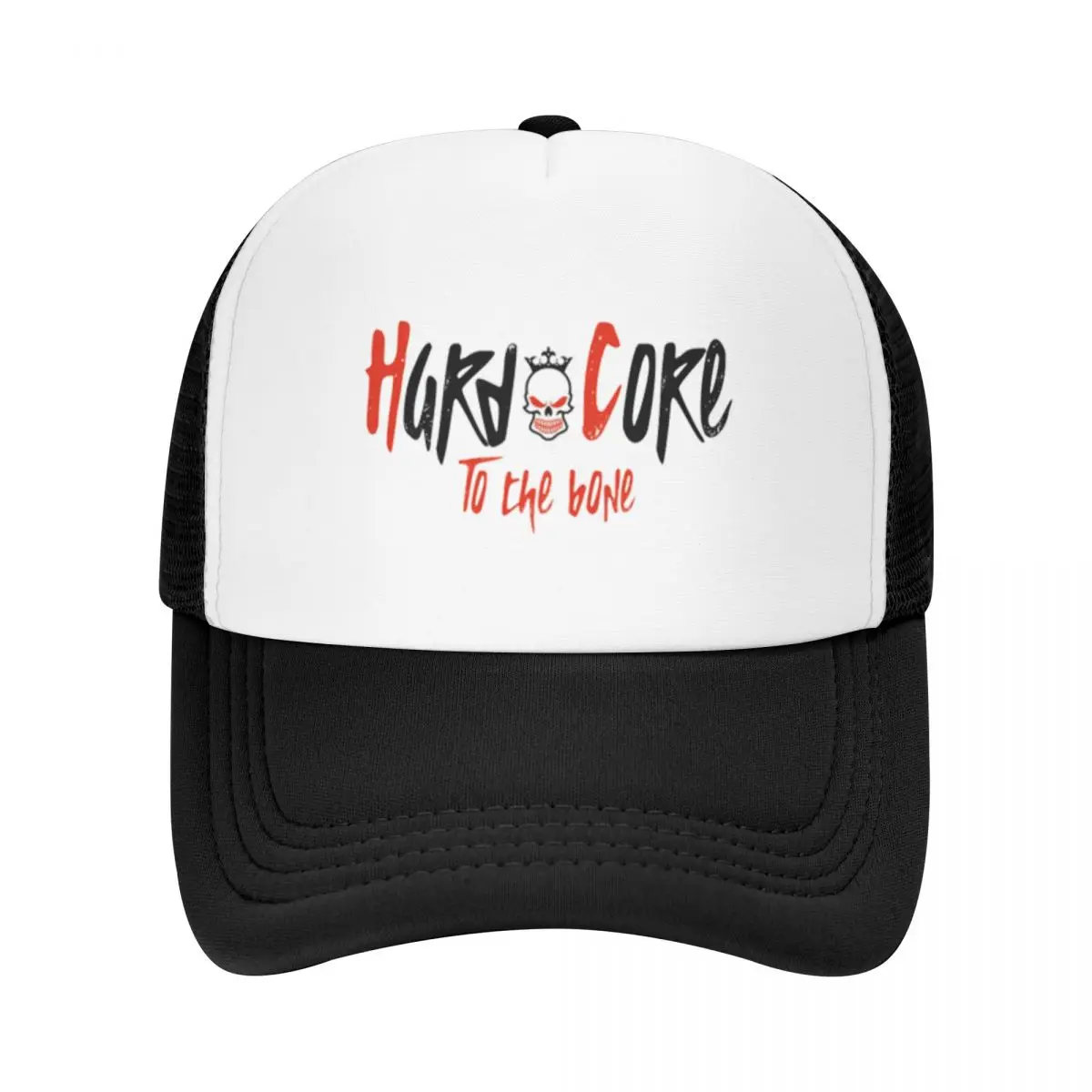 

Hardcore The Bone Adjustable Mesh Baseball Cap Womens High Qualiy Trucker Hat Four Seasons Dat hats