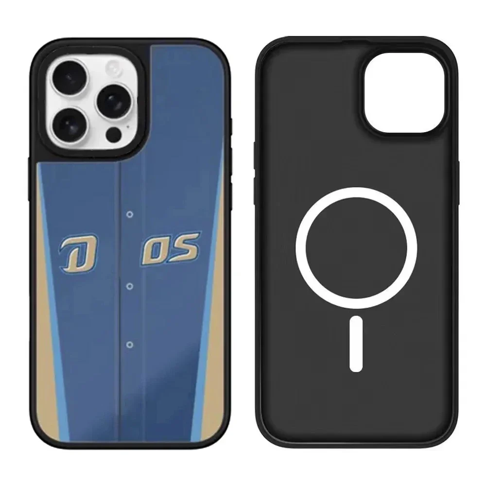 قميص الحروف المطبوعة واقية مرآة MagSafe حافظة آيفون 12 13 14 15 16 برو ماكس غطاء شل #6