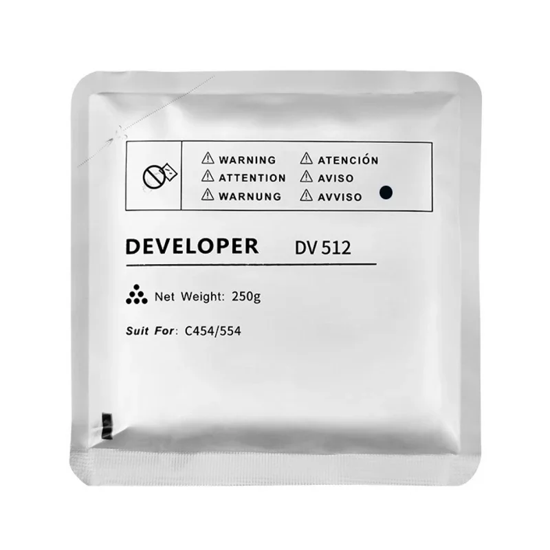 High Quality DV512 Developer Powder for Konica Minolta Bizhub BH C554 C224 C284 C364 C454 A2XN0KD Iron Powder Photocopy Machine