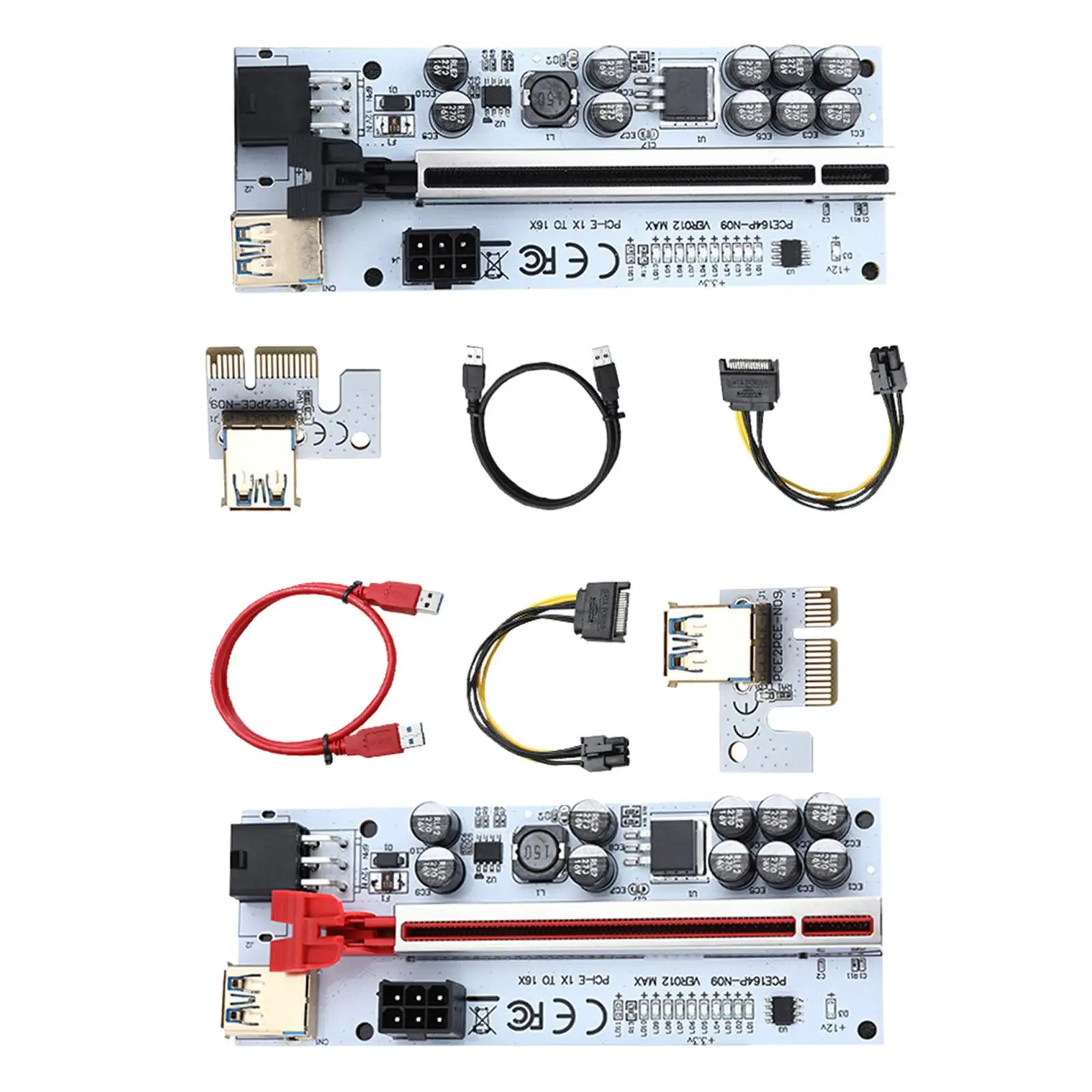 

Pci-E PCIe Riser PCI Express Плата расширения от 1x до 16x с расширителем USB 3.0