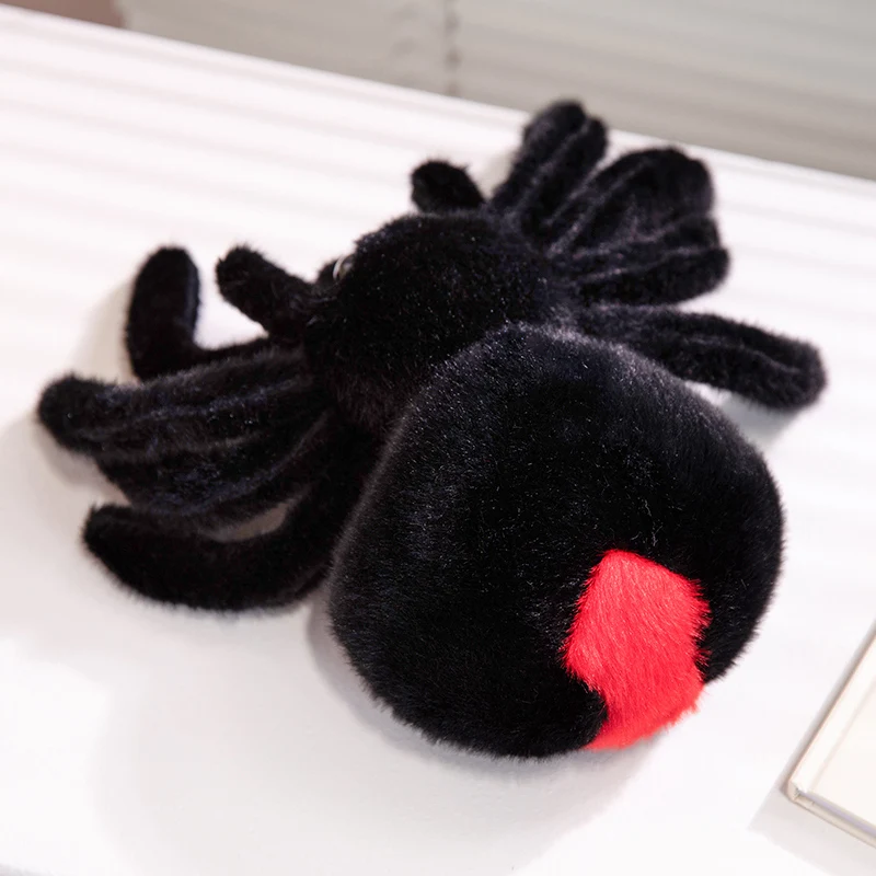 Llifelike Spider Plush Stuffed Animals Simulation Spider Toy Small Size Real Life Spider Pillow Kids Toy Funny  Gift for Boys