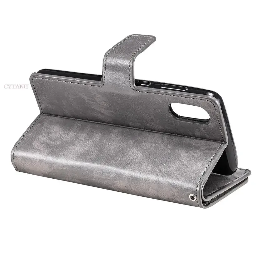 Leder Neun Karten Brieftasche Fall Für Samsung Galaxy S24 Ultra S23 FE S22 S20 S21 Plus S10 S9 S8 Plus Hinweis 20 Telefon Abdeckung – Detail 6