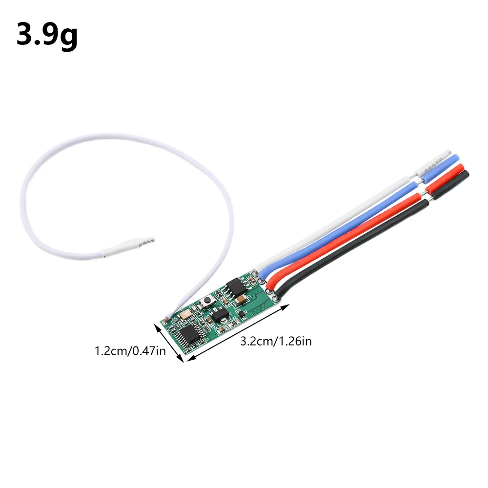 Módulo de Control remoto inalámbrico, tablero de Control de accionamiento de Motor, jog/autobloqueo, cc 12V, 3V-12V, 2a