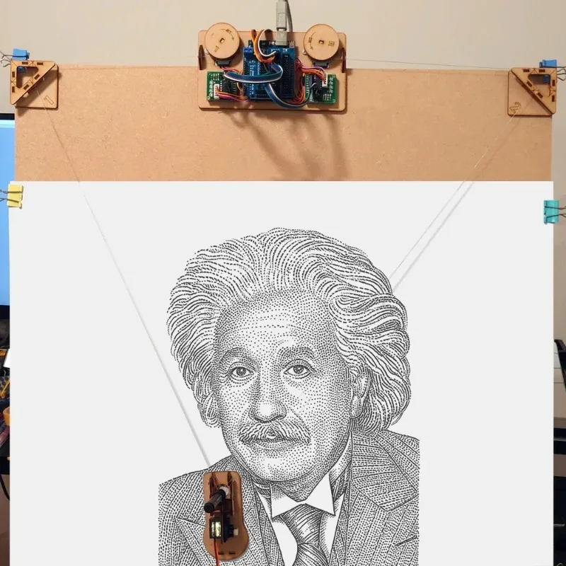 DIY Polar Drawing Robot Wall Plotter Maker Project Kit