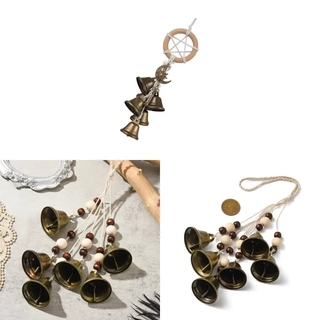 Elegant And Metal Wind Chimes Decorative Hanging Bells Pendant For Living Room Garden Wedding Decoration