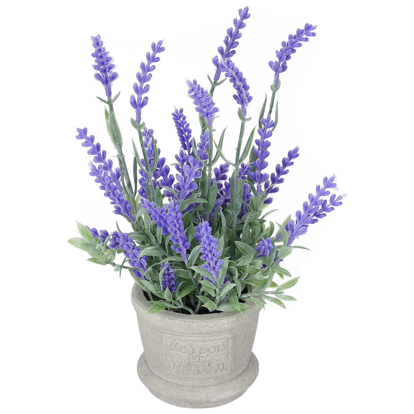 

Flower Pot Artificial Essential Oil Flowers Lavender Plant Purple Potted Plants Office