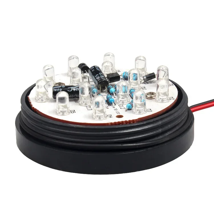 Luz de advertencia estroboscópica, luz de sonido de 105dB, luz de alarma DC12V/DC24V, baliza intermitente, lámpara indicadora Led para sistema de seguridad