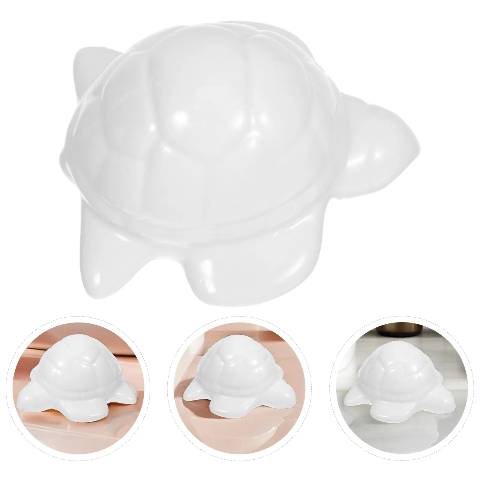 2Pcs Decorative Turtle Frog Toilet Bolt Covers Animal Themed Ceramic Caps Bathroom Floor Bolt Concealers Dust Proof Safe