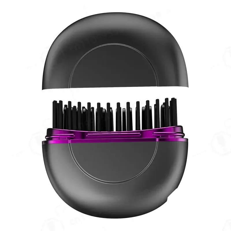 Mini Wireless Hair Straightener Portable Rechargeable Pocket Styling Comb for Bangs No Damage Hair Care Tool