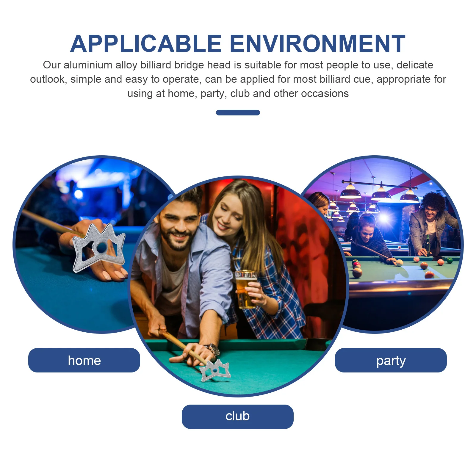 

2Pcs Metal Cue Pole Rack Lightweight Easy to Use Not Easy to Get Rust Stable Secure Fit Pool Cue Bracket Billiard Accessory