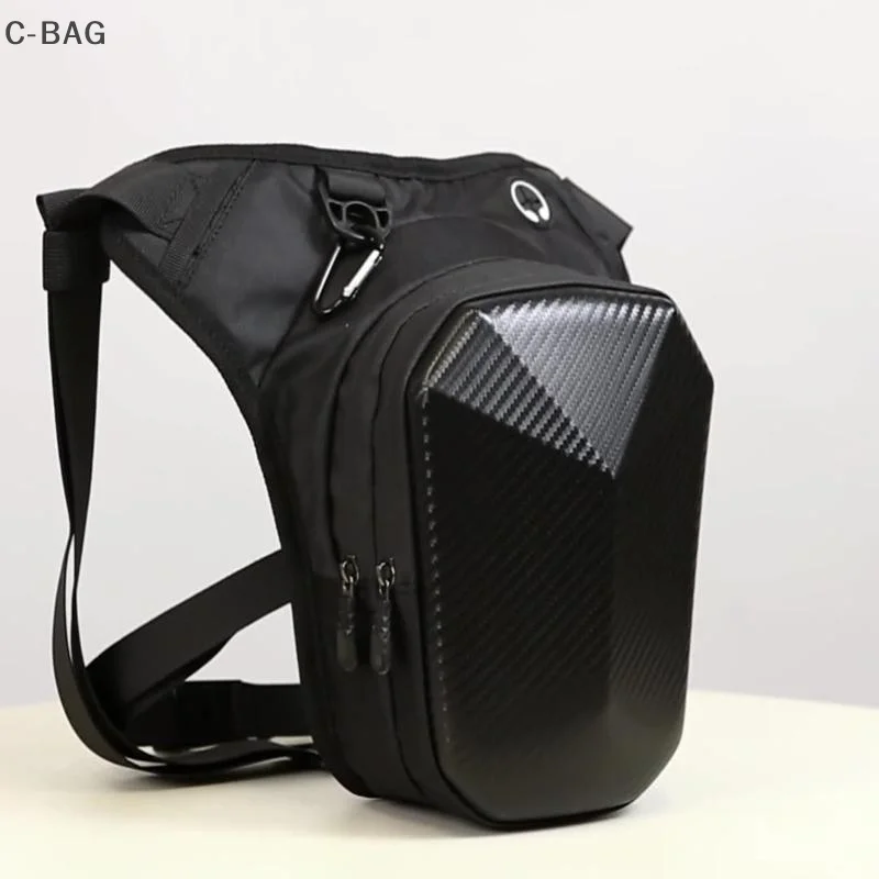 กระเป๋าคาดเอวแบบยูนิเซ็กซ์สำหรับการเดินป่าที่มีช่องใส่ของหลายช่อง ผลิตจาก PVC/โพลีเอสเตอร์ที่ทนทาน