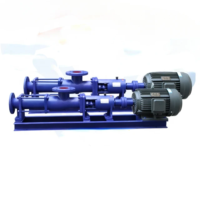 Horizontal screw pump single-screw pump G type Filter press feed pump