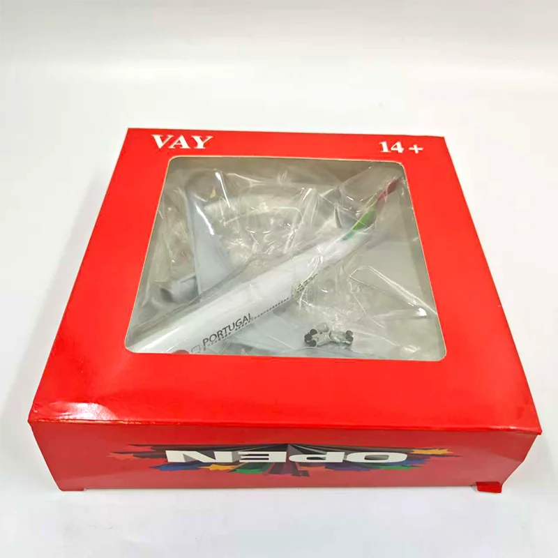 Circa 20 cm di lunghezza A330 modello di aereo in lega collezione statica decorato regali di festa giocattoli regalo souvenir