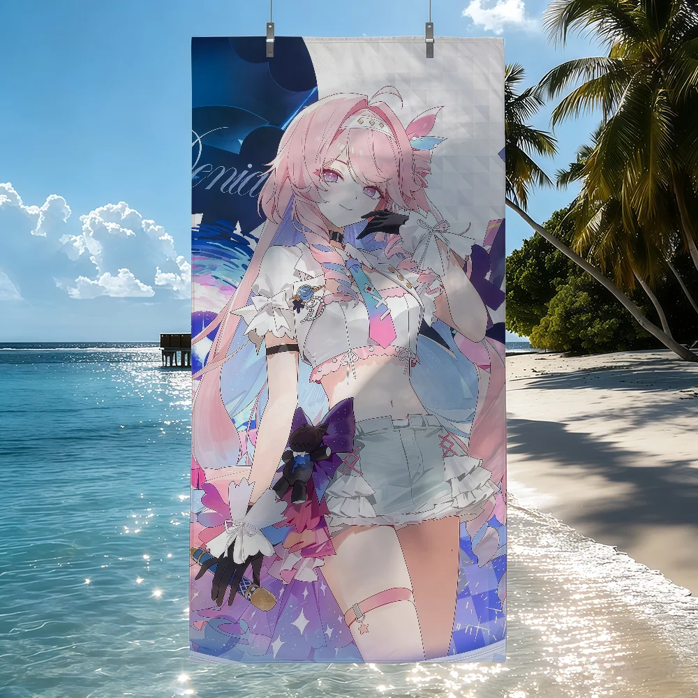 Game Wuthering Waves Denia Towel Drying Bath Towel Applicable To Light Swimming Camping Yoga Beach Out