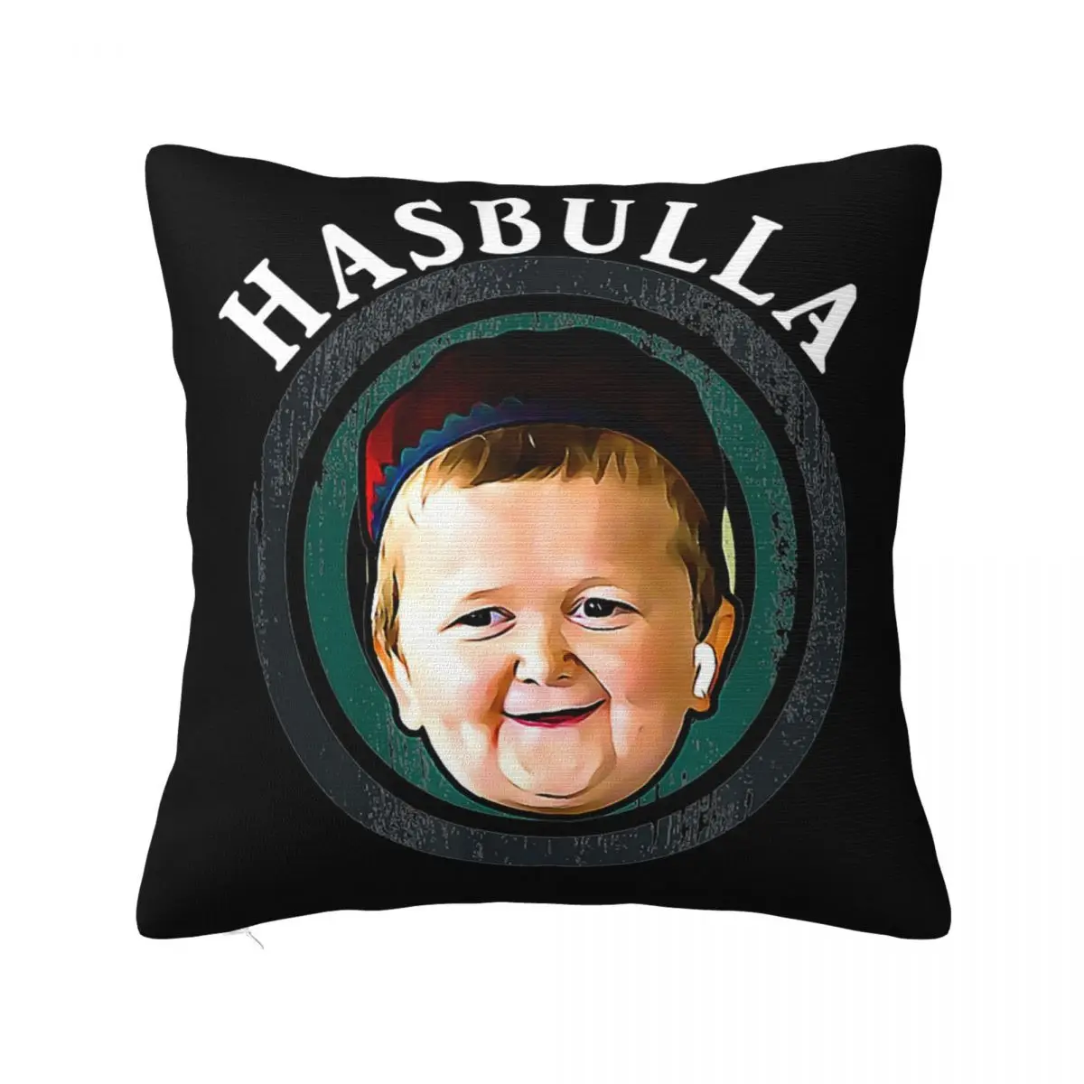 Funny Hasbulla Magomedov Hasbullah Smile Classic Square Pillowcase Pillow Cover Cushion Zip Throw Pillow for Home Bedroom