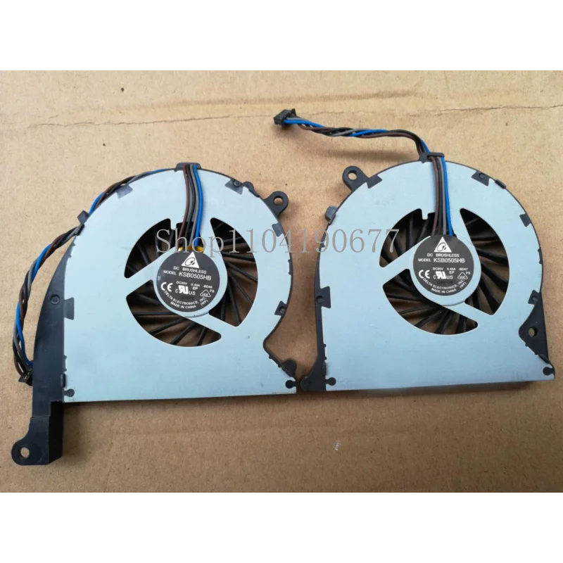 New for HP ENVY 17 17-3200 17-3000 cooling fan KSB0505HB-BD46 KSB0505HB-BD47 L R