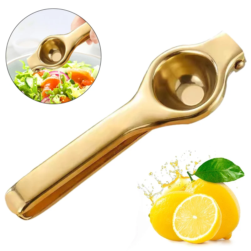 

Lemon Squeezer Extra Large, Lemon Squeezer Juicer Stainless Steel, Heavy Duty Manual Citrus Juicer Hand Press