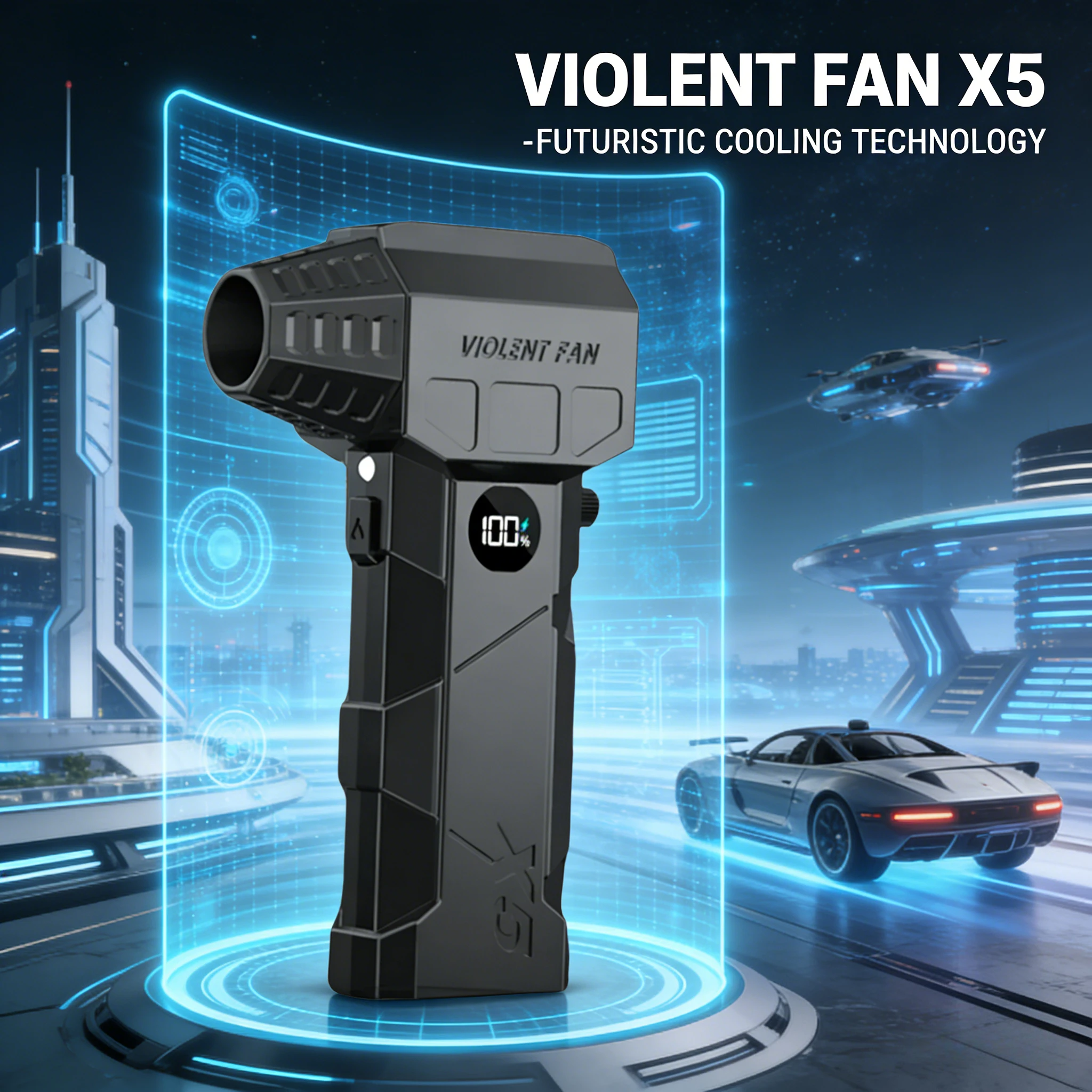 

Электрическая воздуходувка 990000 об/мин, высокоскоростная турбовоздуходувка, бесщеточный двигатель с вакуумным комплектом, мощный очиститель от пыли, рождественские подарки