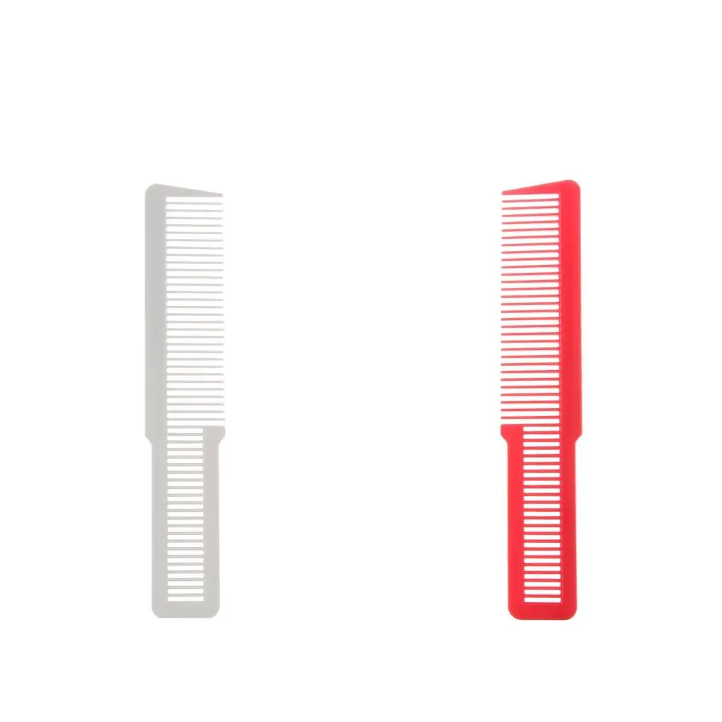 Barber Flat Top Comb for Men Hair Cutting Stylist Tool for Fade Haircuts with Clipper Compatible Design