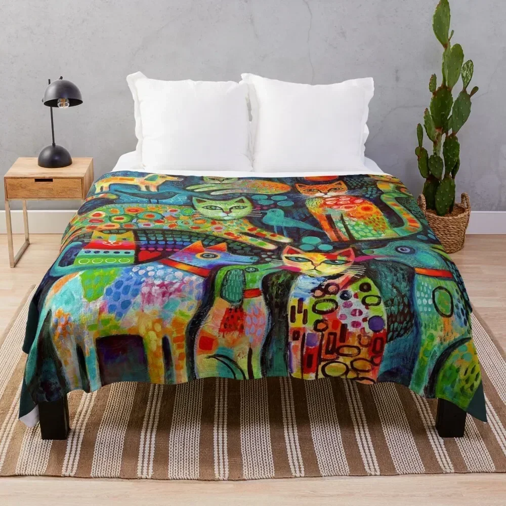 

Family and Friends Throw Blanket Travel Sofa Quilt Blankets