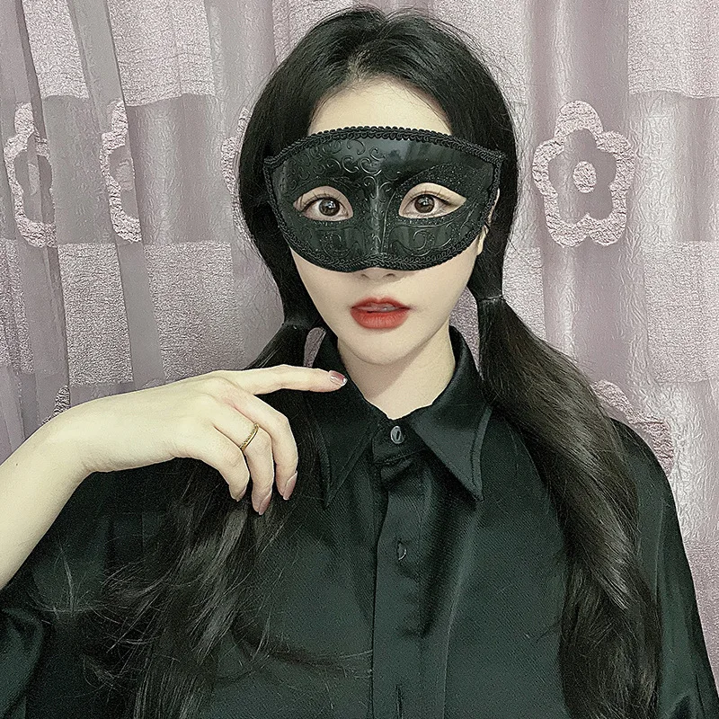 

Маска для макияжа Танцевальная вечеринка Пара Дата Сексуальное искушение Половина лица Макияж Женская половина лица Эротическая очаровательная маска Хэллоуин Рождественская маска