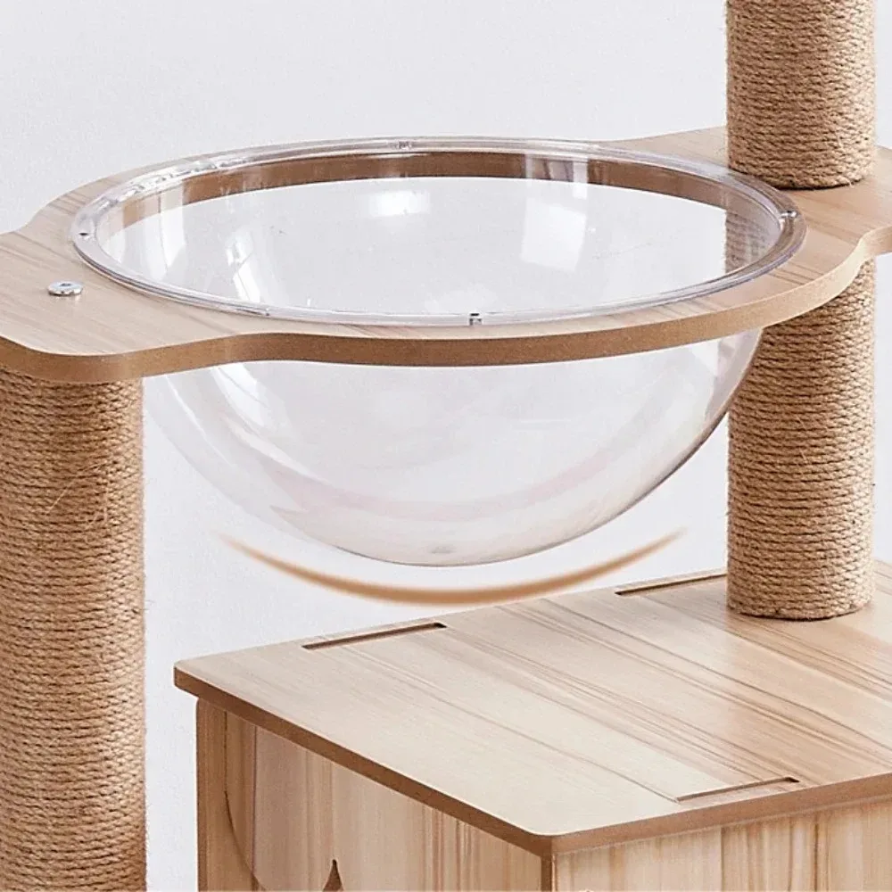 Scratching Board Multi-layer Cat Towers Multi-layer Sisal Rope Cat Tree Tower Large Wooden Cats Tree House Cats Climbing Frame