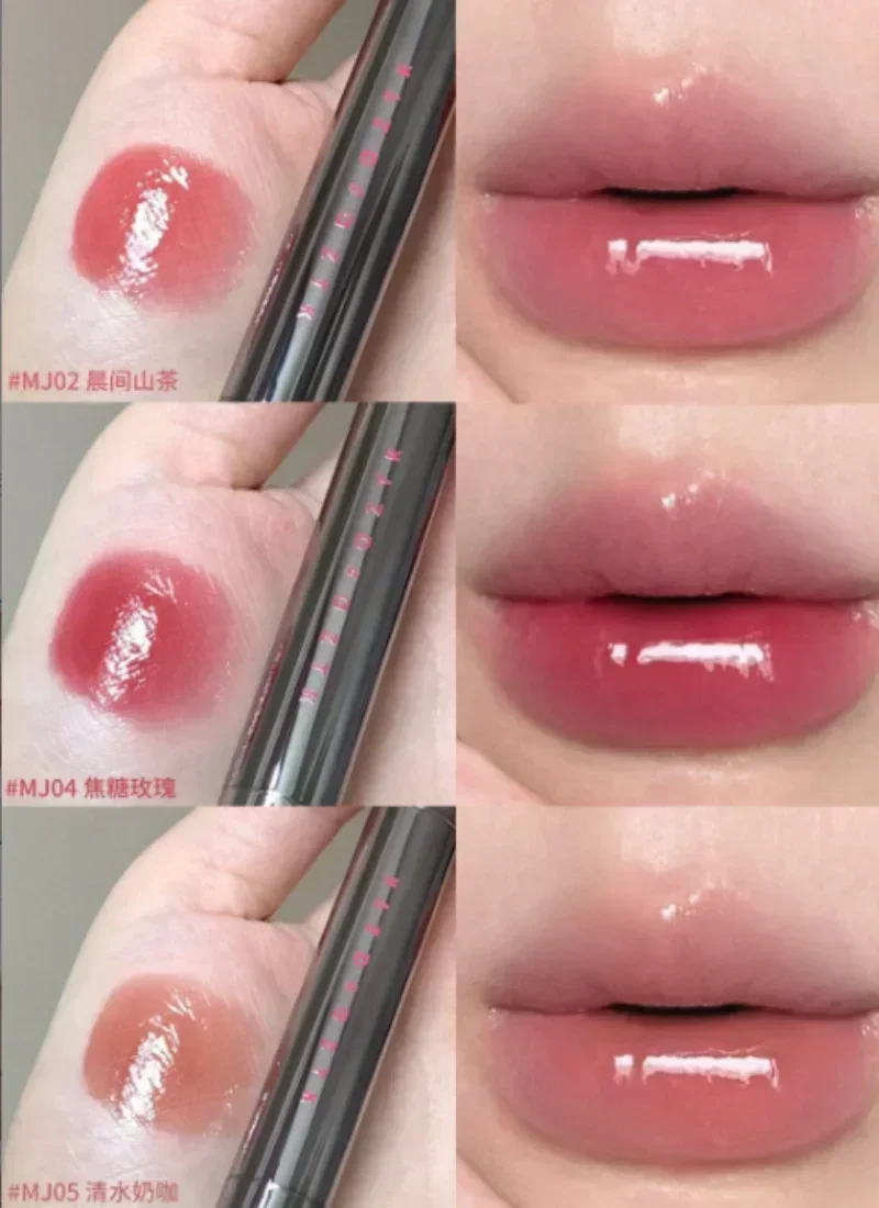 AZTK-Rouge à Lèvres en Gelée Miroir, Bulle Jules Gloss, Longue Durée, Hydratant, Solide, Anti-Adhésif, Maquillage