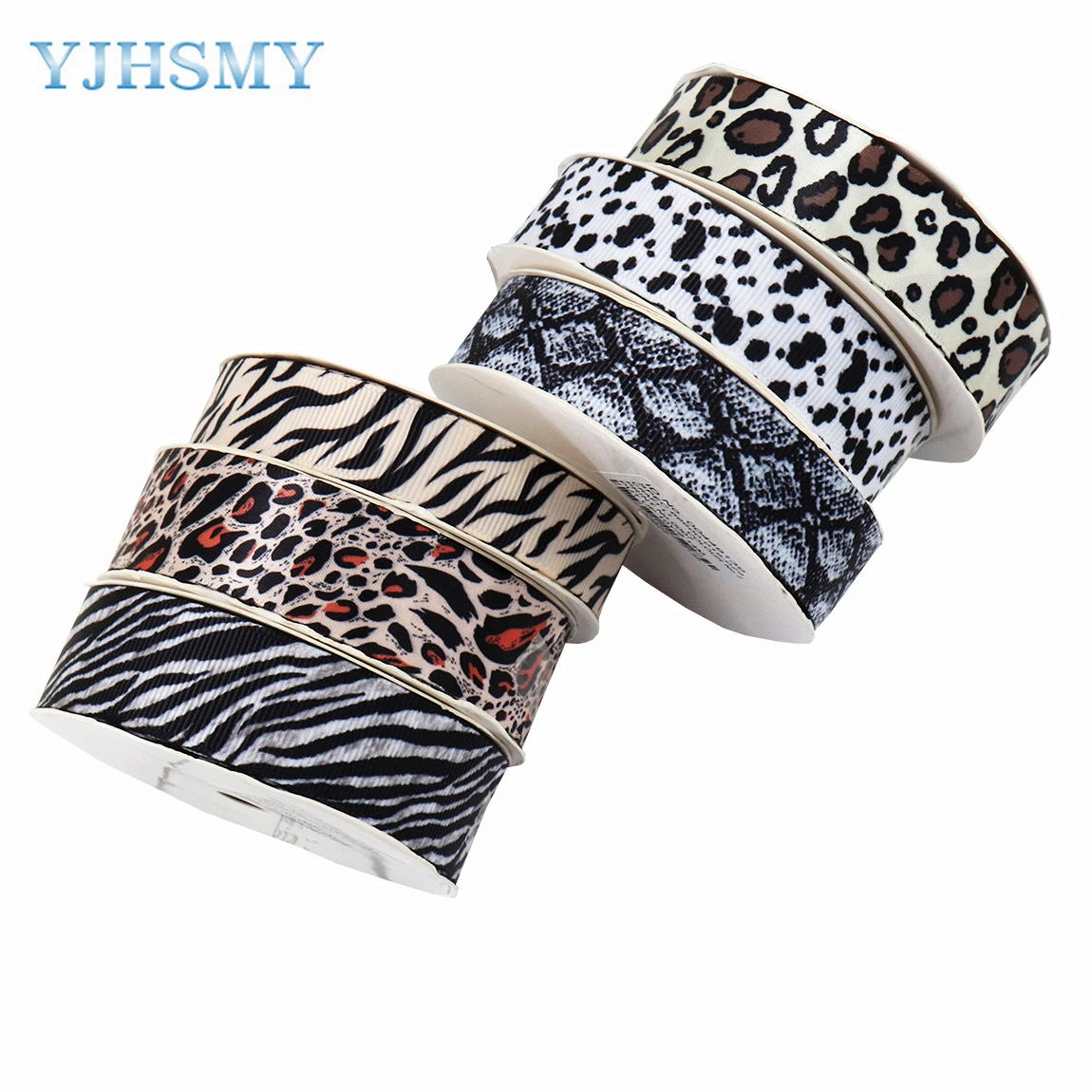 Leopard Print Ribbon Animal Print Ribbon Zebra Cheetah Cow Grosgrain Ribbon 1\