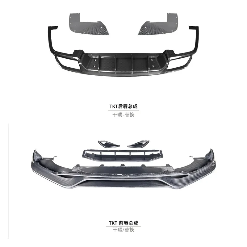Factory Low-End Version Of 18-23 9Y0.1 Features A Front And A TKT Rear Lip Assemb With