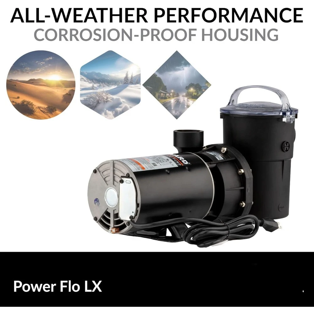 W3SP1580X15 Power Flo Poolpumpe, 1,5 PS