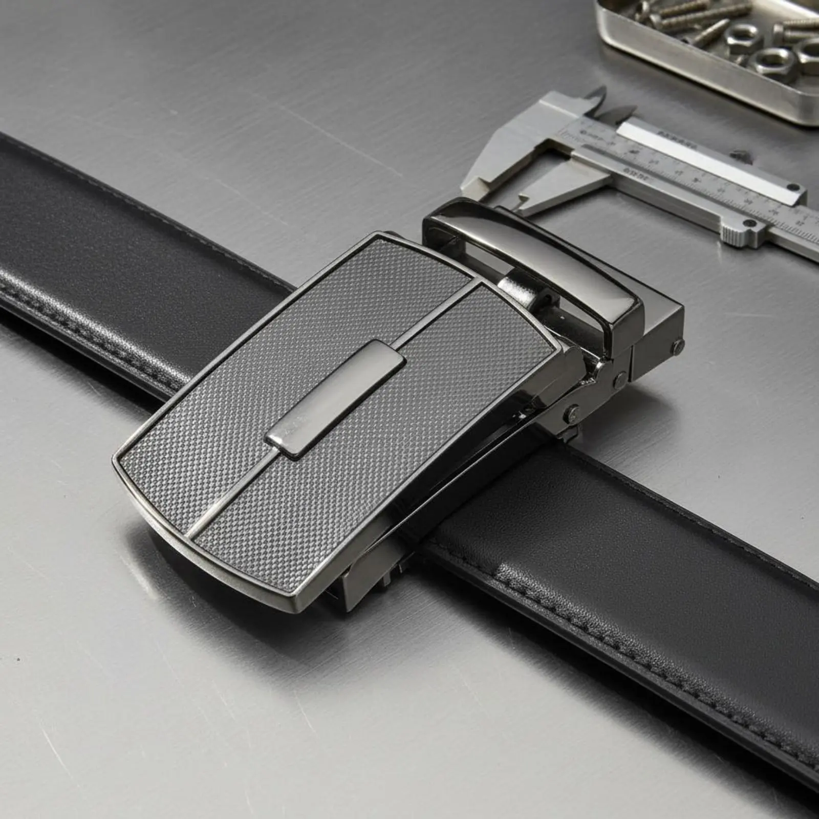 Zinc Alloy Belt Buckle Anti-Slip Grip Clothing Hardware for Men
