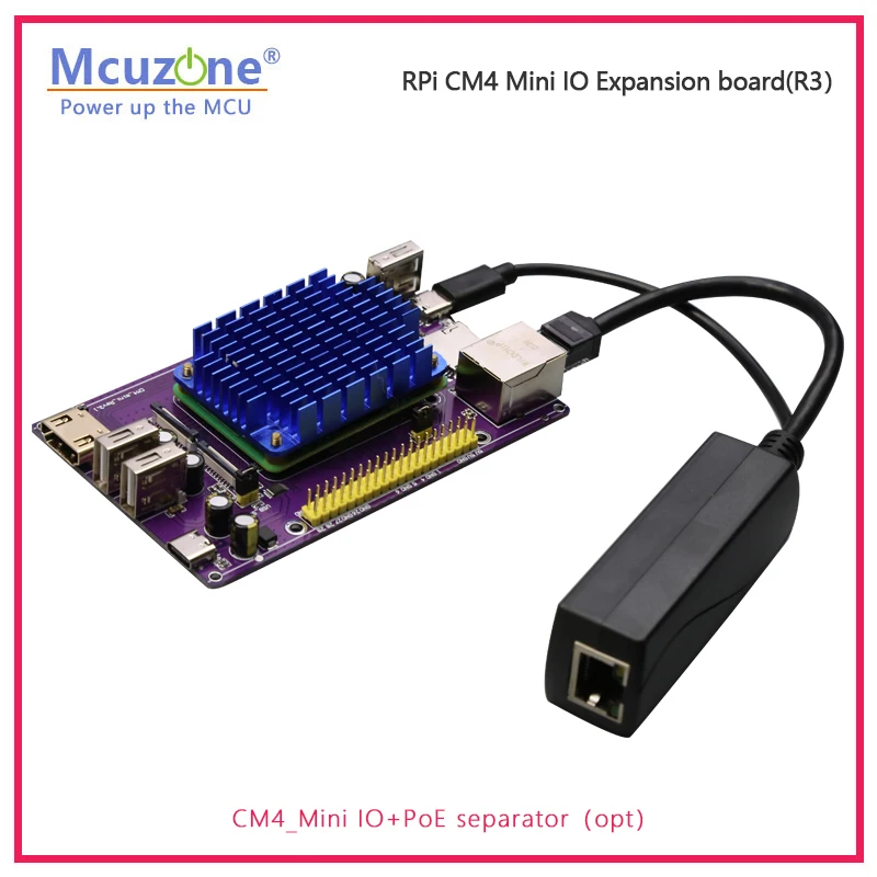 Raspberry Pi CM4 mini IO Board(R3),Raspberry Pi 3 B +, HDMI Giga Ethernet tipo-c USB, dissipatore di calore custodia KALI Ubuntu,Pi OS 4G LTE MINI