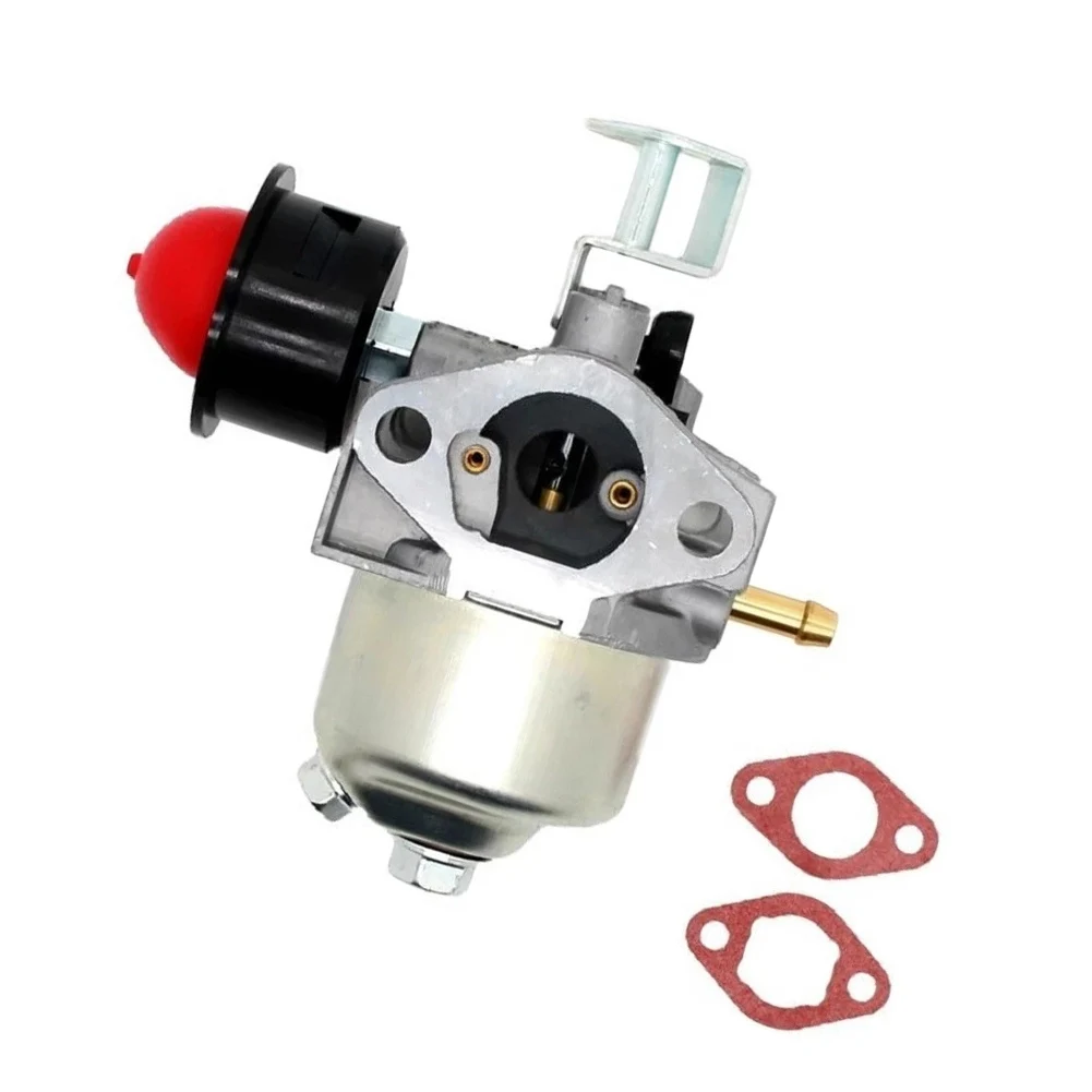 2 Pcs Carburetor And Gaskets Set For Hyundai P4100P P1 79cc Gas Lawnmower Motor Maintenance Spare Parts Outdoor Yard Equipment