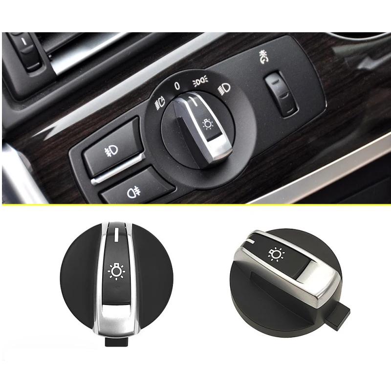 For BMW 5 Series 6 Series 7 Series X3 Headlight Switch Knob F10 F02 Light Switch 61319192744