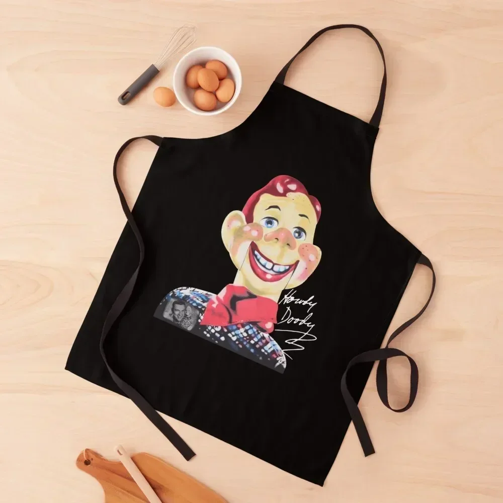 

Vintage 1990s Howdy Doody Apron Useful Things For Kitchen Chef jacket men Waiter Uniforms For Men Apron