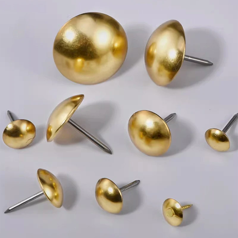 Retro Bronze Jewelry boxes/drum nails/sofa/decorative nails Bronze thumbtack/Upholstery Nails/Pneumatic pins gun air nail
