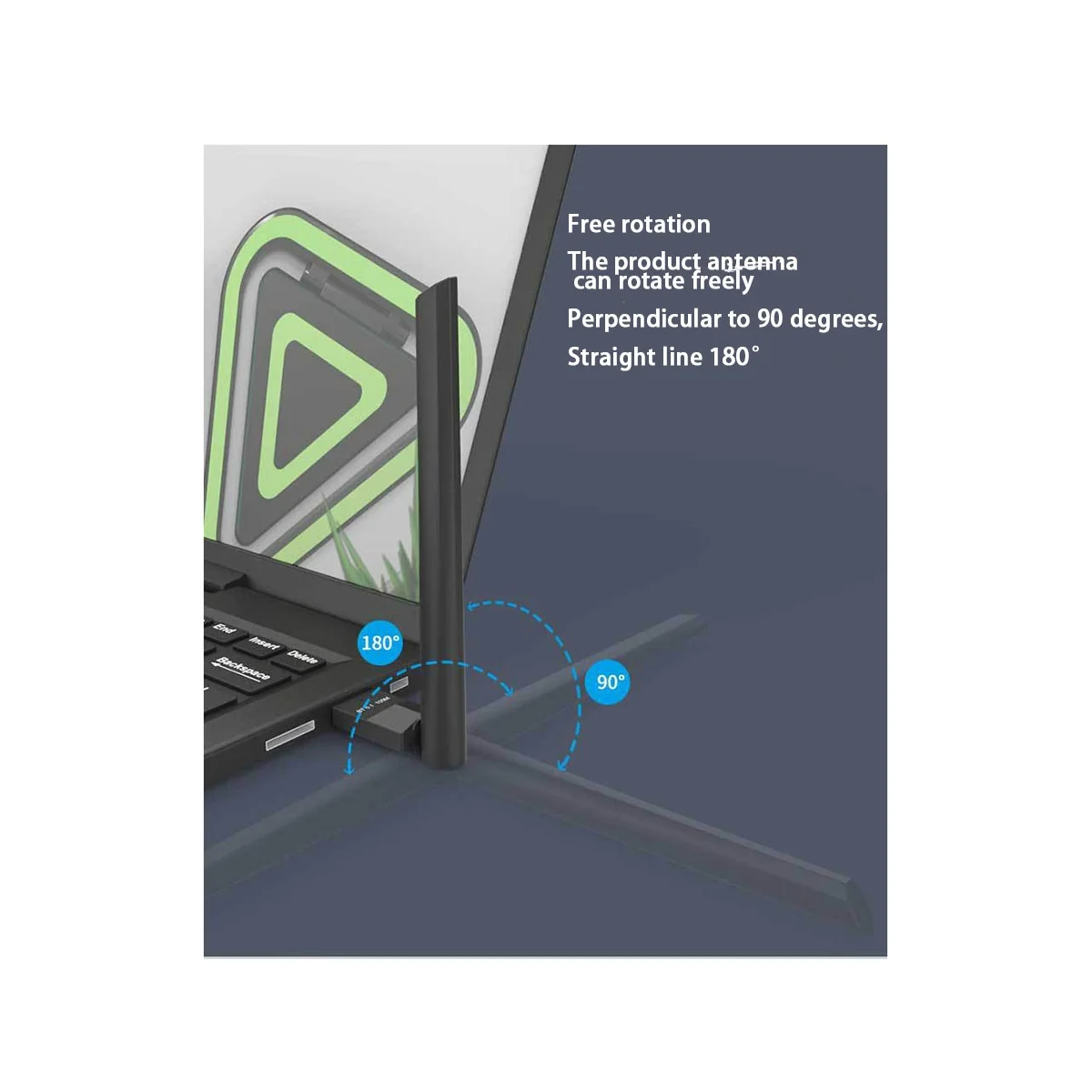 外部アンテナ付きUSBアダプター,Bluetooth 5.3送信機,オーディオレシーバー,4dbi,100m