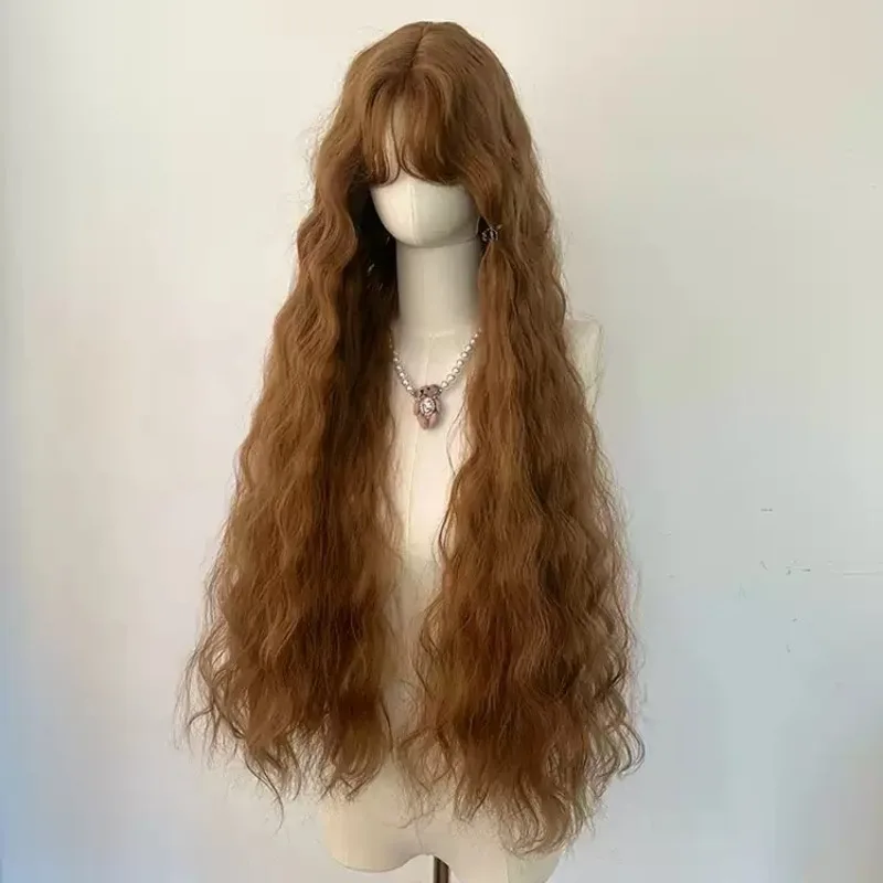 parrucca-lunga-e-folta-di-colore-marrone-dorato-con-riccioli-a-forma-di-uovo-ideale-per-donne-in-stile-foresta-parrucca-sintetica-che-copre-l’intera-testa-con-frangia-perfetta-per-servizi-fotografici-e-feste
