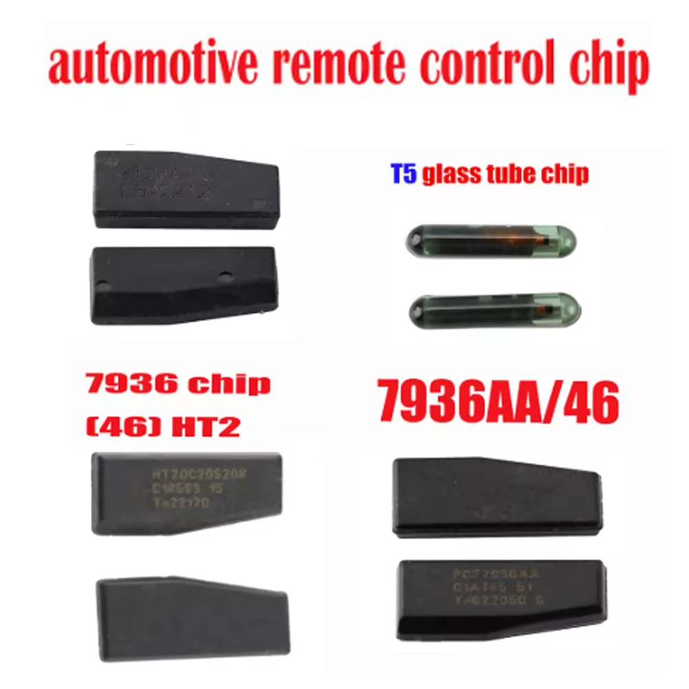 

5PCS Automobile Remote Control Chip Collection Supermodel 48/T5/46/4C/4D/G/83 Original Factory Remote Control Car Accessory