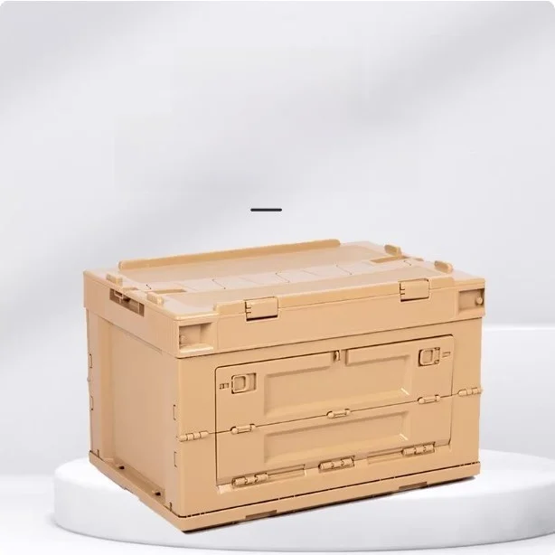 

Большой пластиковый контейнер для хранения с боковой дверцей, складной дизайн, для организации вещей в помещении и на улице