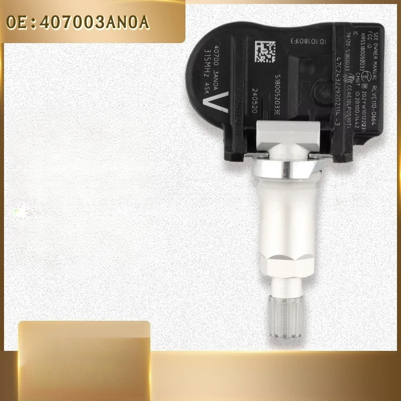 407003AN0A 4 قطعة tpms مستشعر ضغط الإطارات لنيسان ماكسيما ألتيما فرونتير ماكسيما سنترا تيتان فيرسا إكستيرا