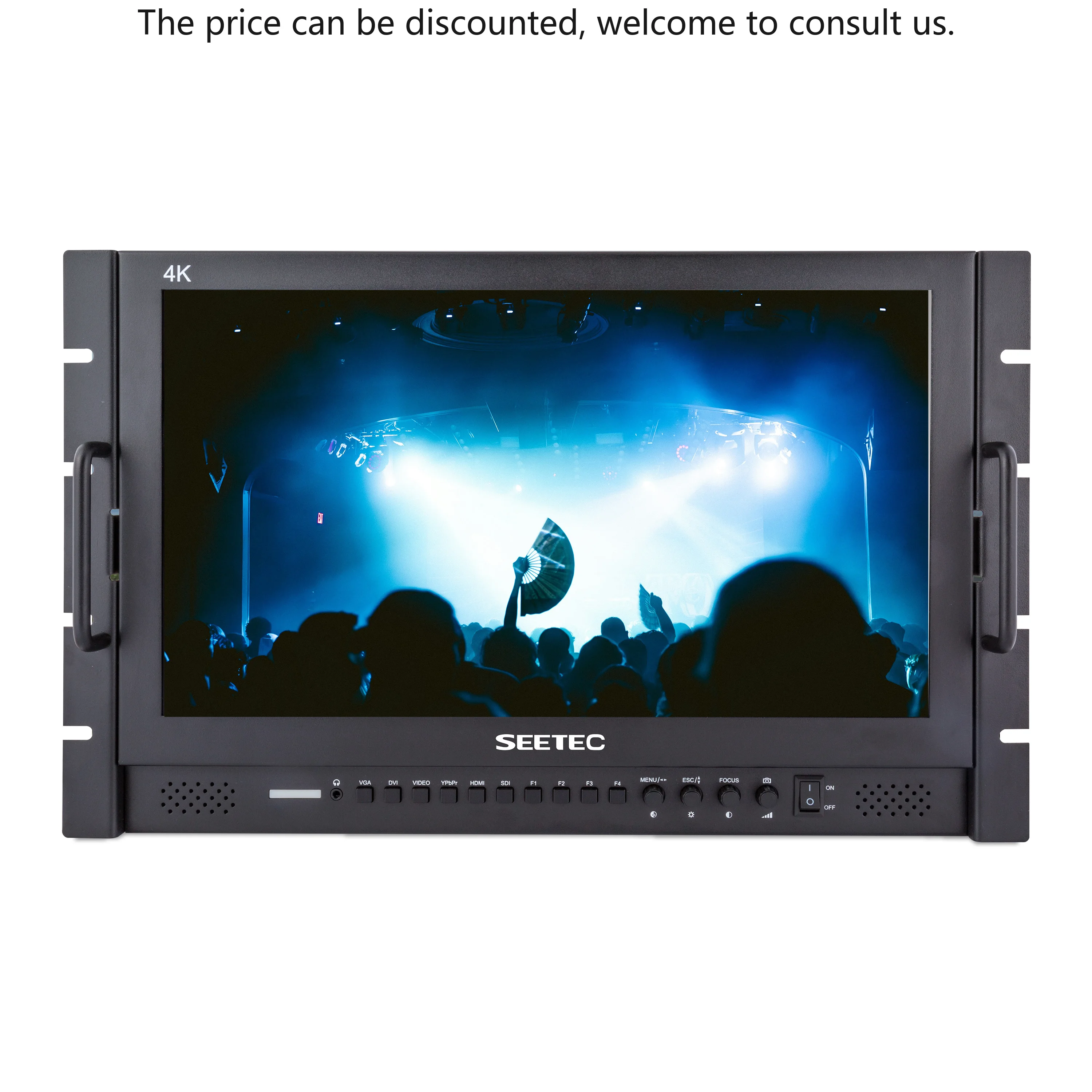 

SEETEC P173-9HSD-RM 17,3-дюймовый монитор для монтажа в стойку RU | Full HD 1920X1080 | 3G-SDI/HDMI/YPbPr ввод/вывод | Промышленный завод OEM