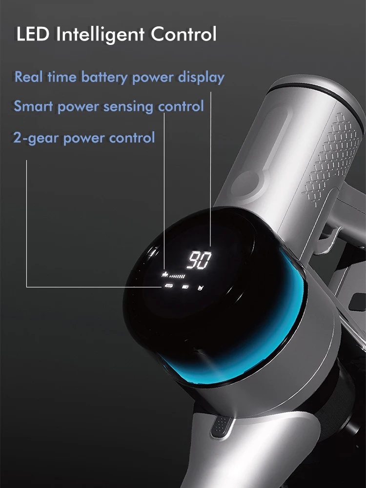 S15 Handheld Vacuum Cleaner 28kPa 380W Power 8 in 1 Electric Cordless Vacuum Cleaner LED Display Home Dust Mite Remover