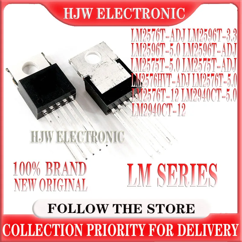 

10pcs Lm2576t-adj Lm2596t-3.3 To220 Lm2596t-adj Lm2575t-5.0 Lm2575t-adj Lm2576hvt-adj Lm2576t-12 Lm2576t-5.0 Lm2940ct-5.0 Lm2940