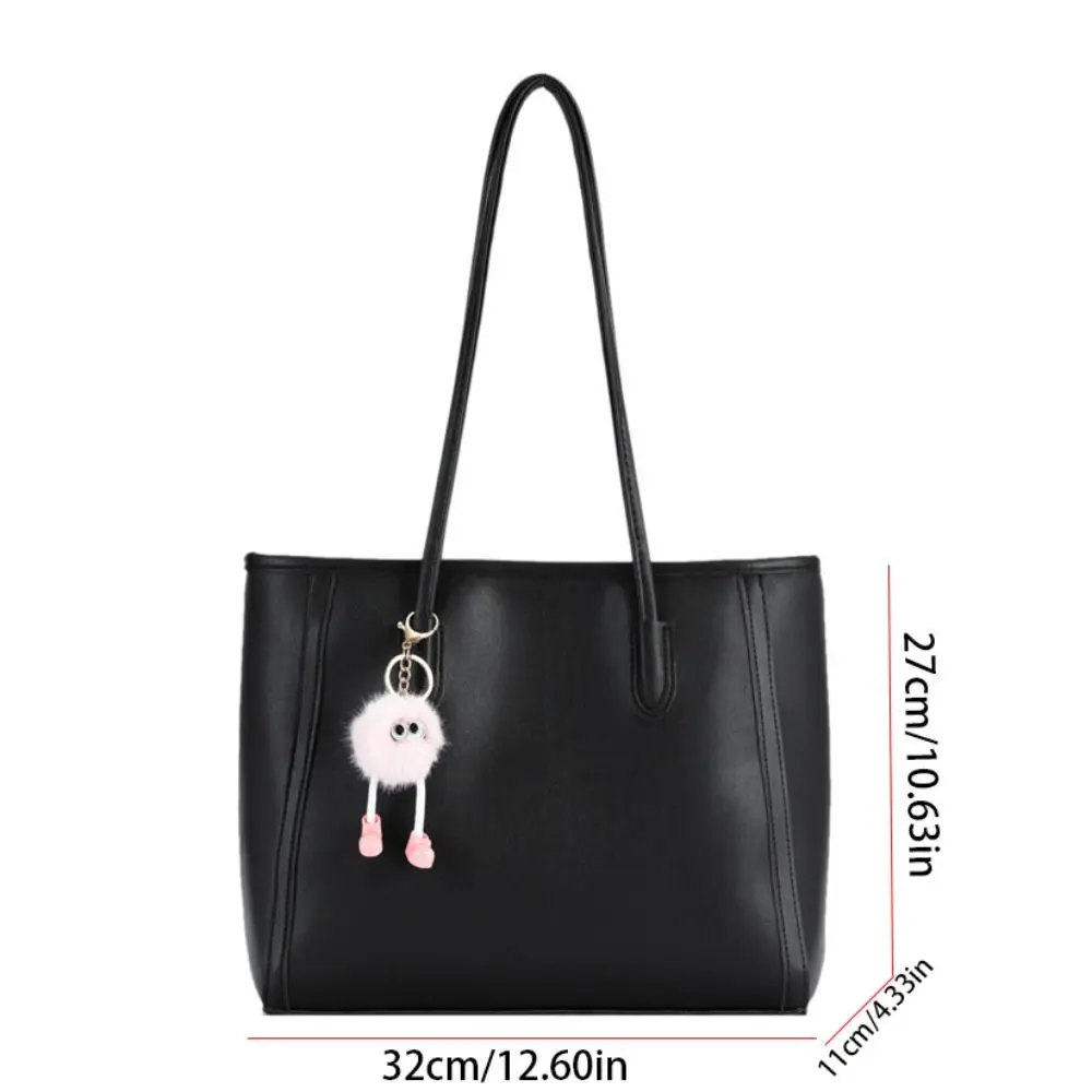 กระเป๋าถือสไตล์เกาหลีแบบพกพา กระเป๋าถือหนัง PU กระเป๋าสะพายใต้วงแขน สีพื้น เรียบง่าย เข้าได้กับทุกชุด กระเป๋าสะพายไหล่สำหรับเดินทาง