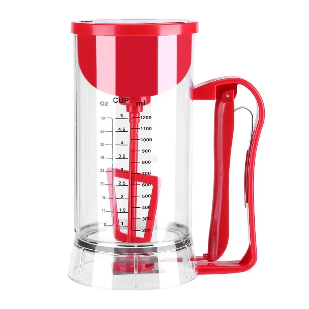 ElectricPowered Batter Mixer Dispenser Pancake Batter Dispenser Cupcake Waffle Batter Maker Machine Kitchen Tool blender scraper